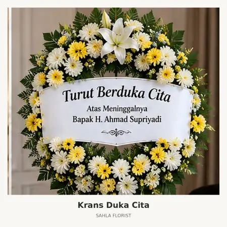 Krans Bunga Duka Asem Rowo